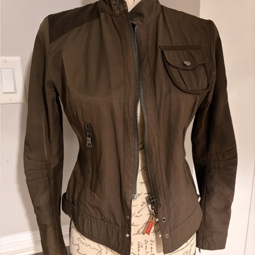 Prada Dark Brown Utility Jacket